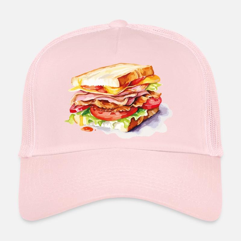 Sandwich Illustration Casquette trucker 