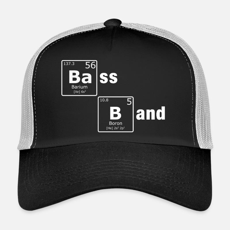Bass Band Periodensystem PSE Elemente Nerd Trucker Cap