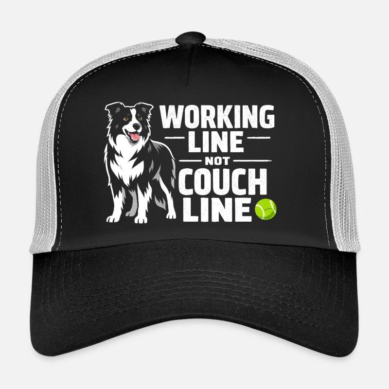 Arbeitslinie statt Sofa | Border Collie Trucker Cap