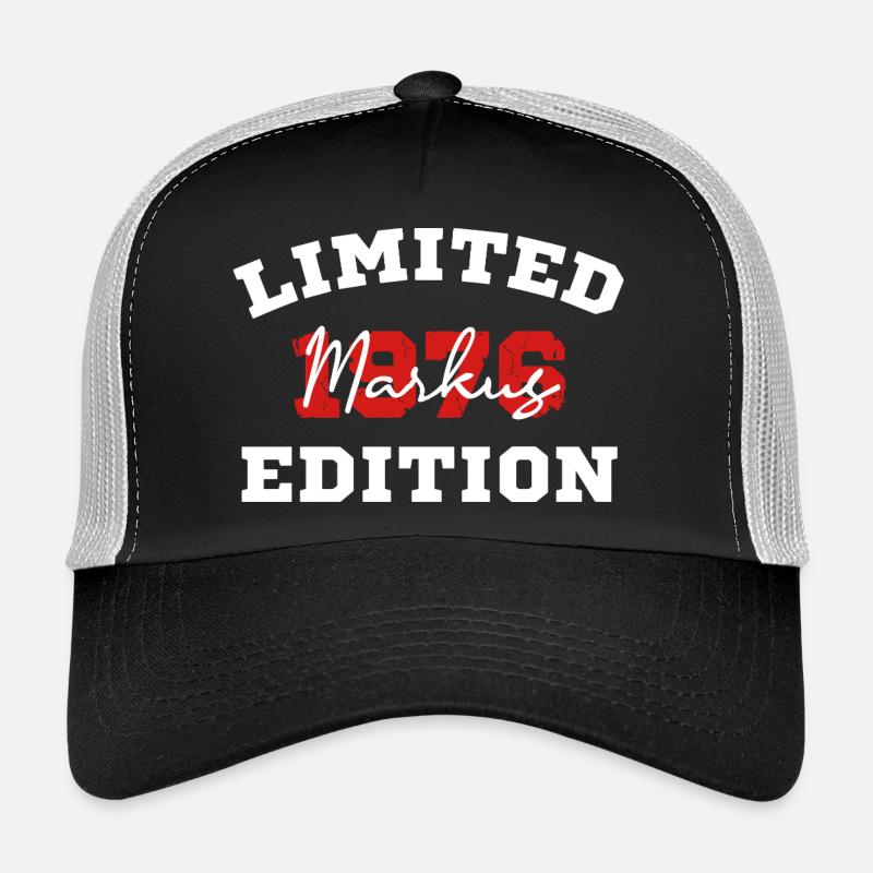 Limitierte Edition 1976 Markus  Geburtstag Shirt Trucker Cap