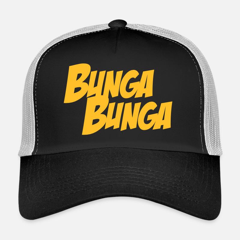 BungaBunga - Trucker Cap - Schwarz/Steingrau