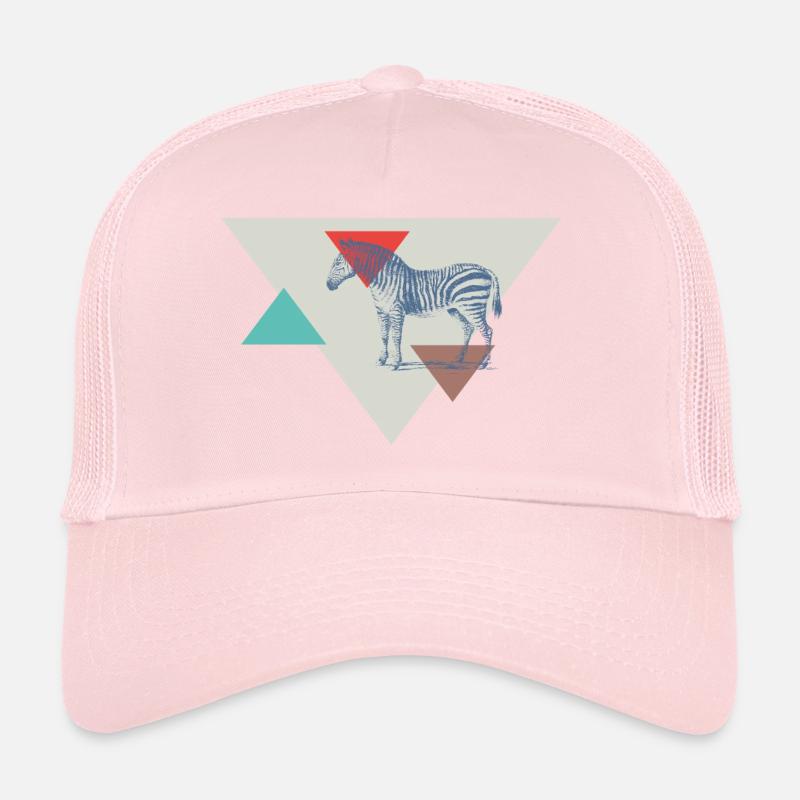 Conception de triangle de zèbre Casquette trucker 