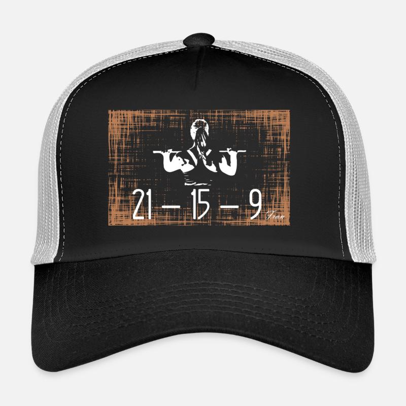 Fran White - Trucker Cap - black/stone grey