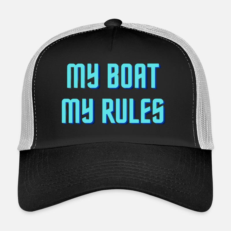 MON BATEAU MES RÈGLES Casquette trucker 