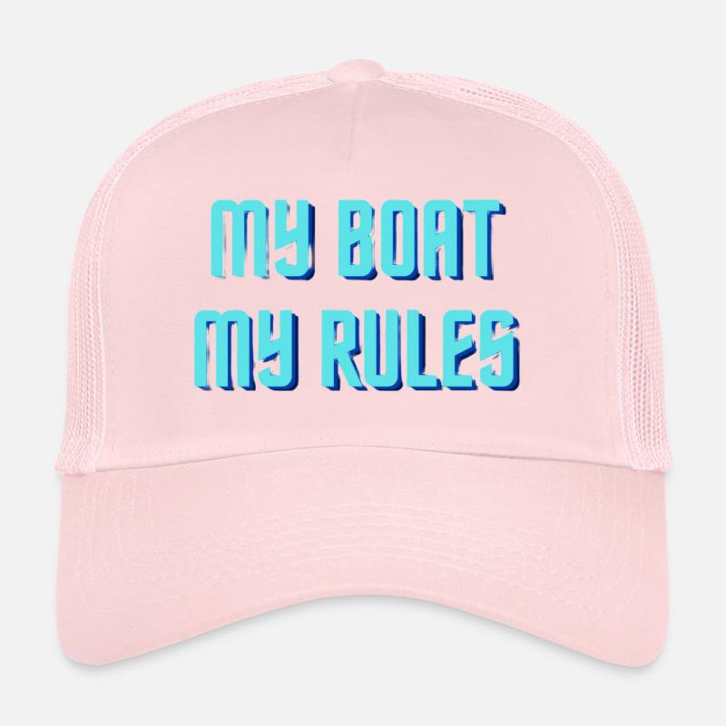 MON BATEAU MES RÈGLES Casquette trucker 