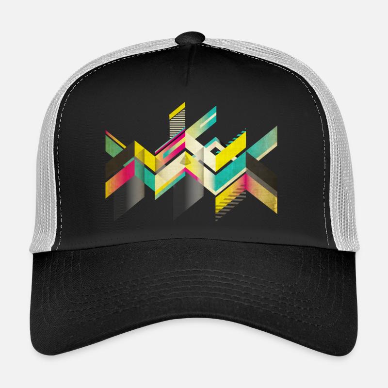 T13M - GEOMETRIC_CLEAN Casquette trucker