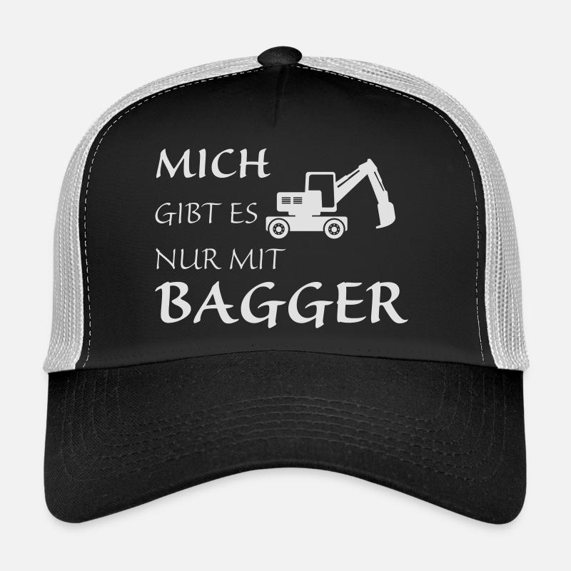 Nur mit Bagger Trucker Cap
