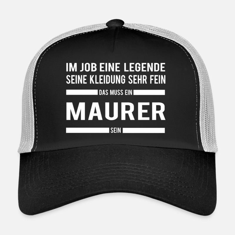 Maurer - Trucker Cap - Schwarz/Steingrau