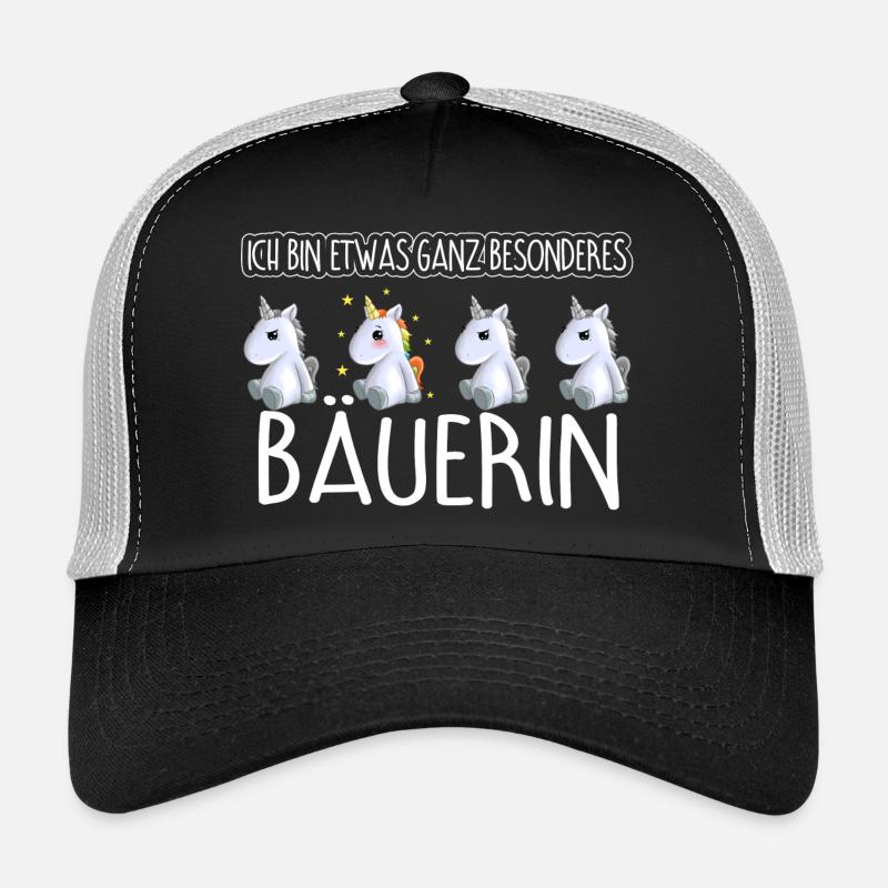 BÄUERIN - Toll - Trucker Cap - Schwarz/Steingrau