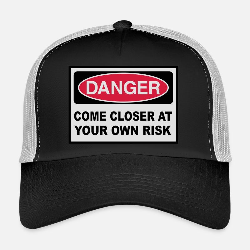 danger - Trucker Cap - Schwarz/Steingrau
