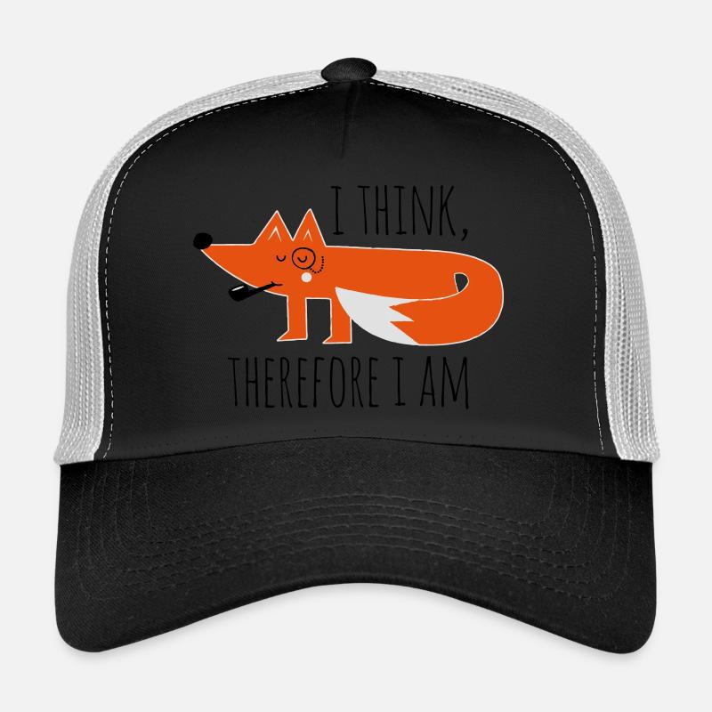 Fuchs Fox Philosophie sprüche geek nerd Trucker Cap