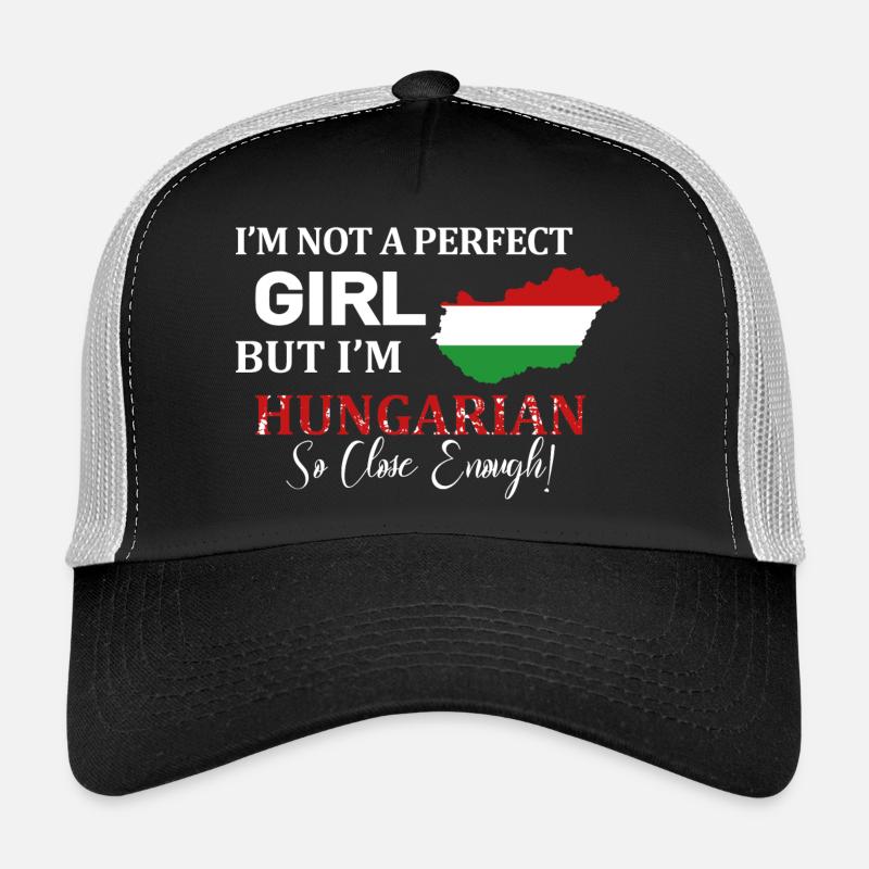 Ich bin kein perfektes Mädchen ungarisch Trucker Cap