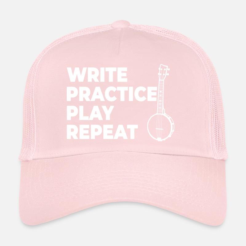 Writing, practicing, playing, repeating Trucker Cap