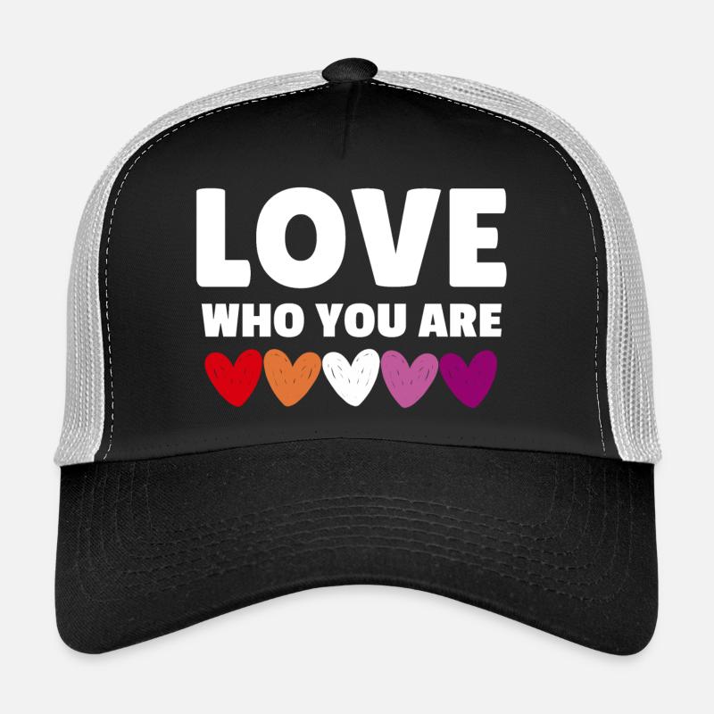 Lesbe. Liebe, wer du bist - Trucker Cap - Schwarz/Steingrau