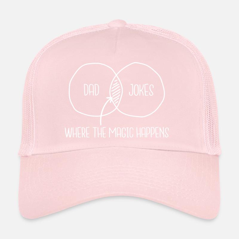 Dad Jokes Magic Trucker Cap