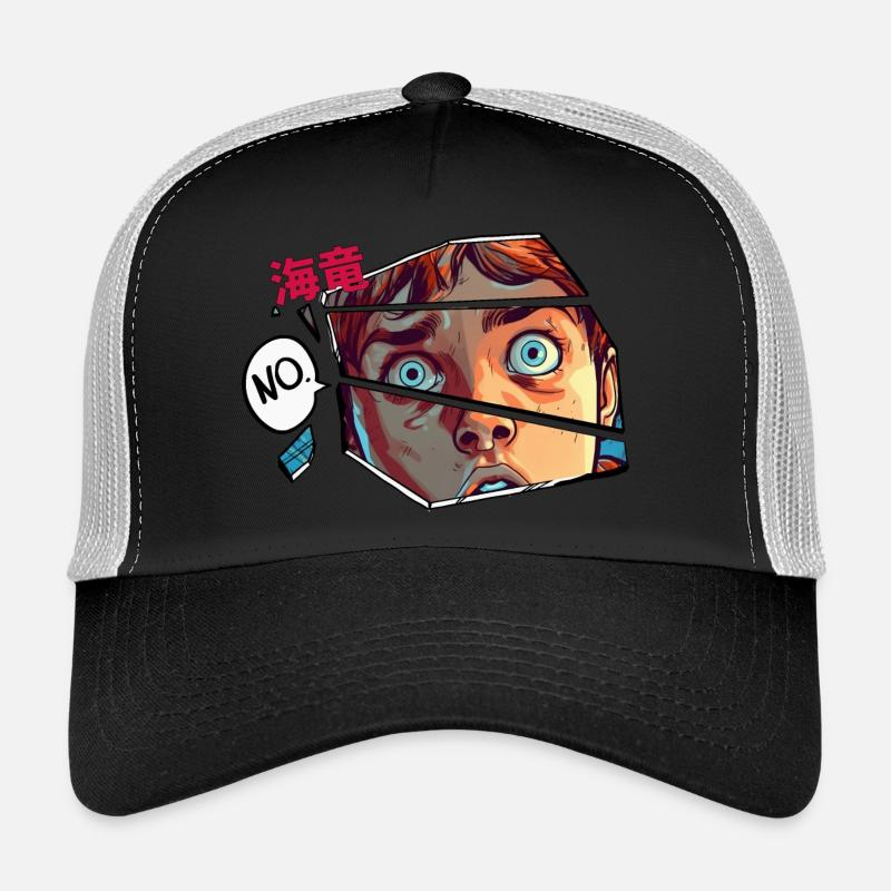Comics fan! - Casquette trucker  - noir/gris pierre