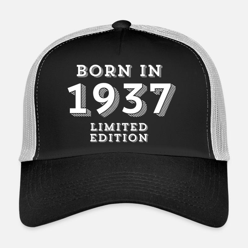 87 ans, date de naissance, année de naissance Casquette trucker 