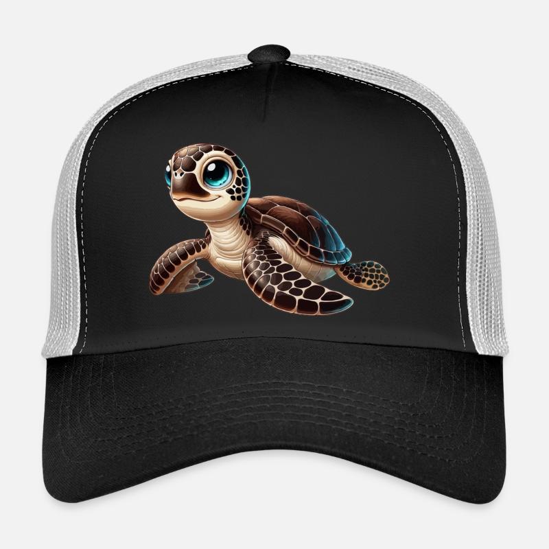 Jeune tortue imbriquée Casquette trucker 