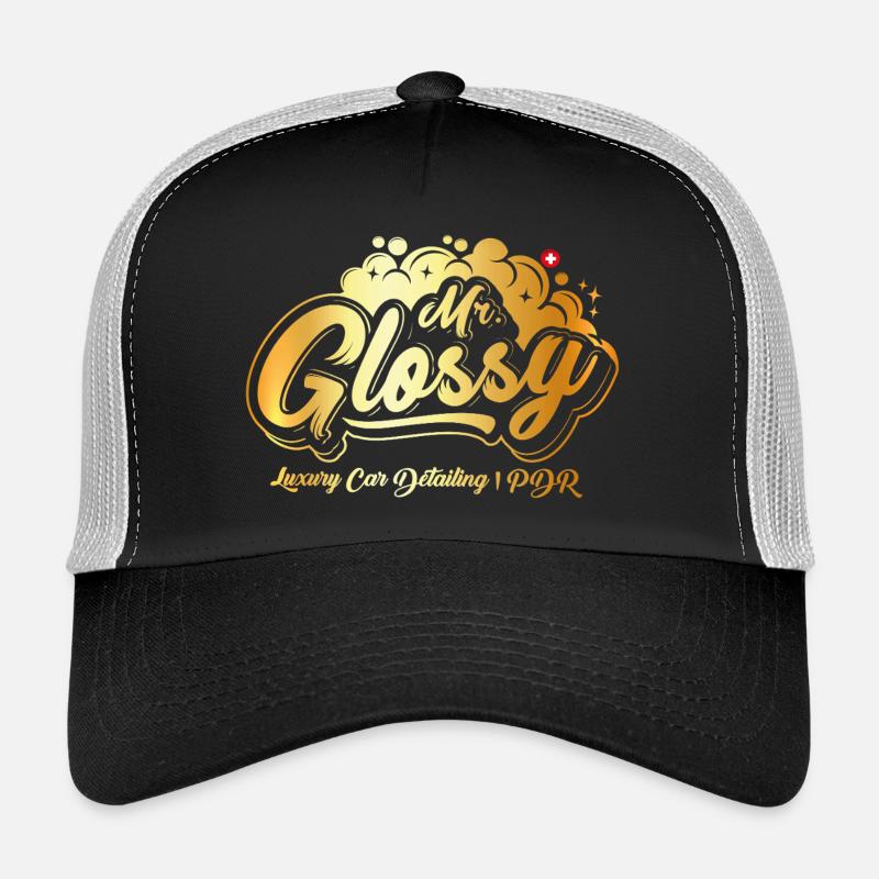 Mr. Glossy - Trucker Cap - Schwarz/Steingrau