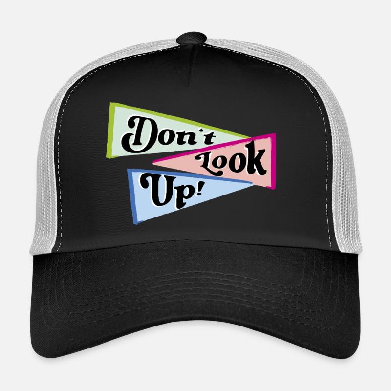 Don't look up - Trucker Cap - Schwarz/Steingrau