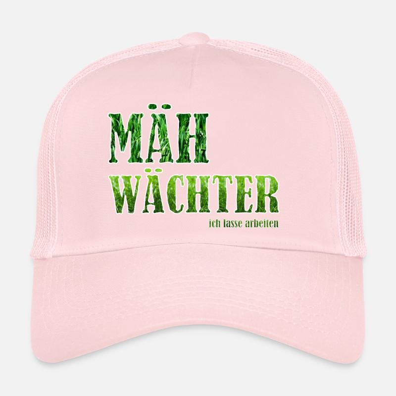Mähwächter Mähroboter Rasenmäher Garten Gärtner Trucker Cap