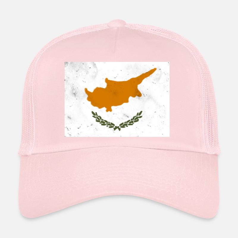 Drapeau de Chypre Casquette trucker 