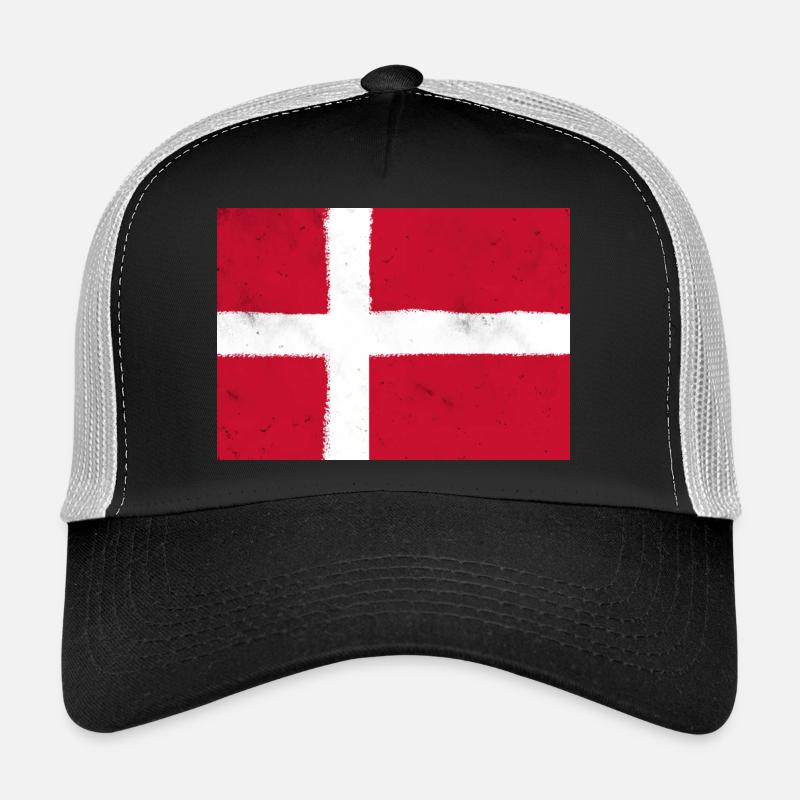 Drapeau du Danemark – couleurs nationales du Danemark Casquette trucker 