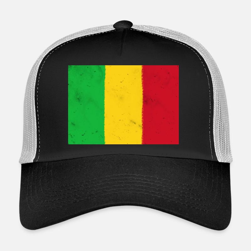 Drapeau du Mali Casquette trucker 