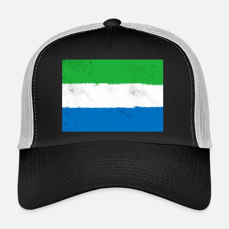 Drapeau de la Sierra Leone Casquette trucker 