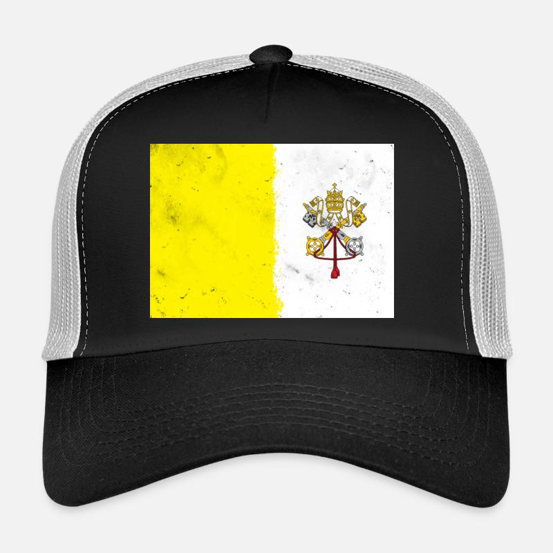 Drapeau du Vatican Casquette trucker 