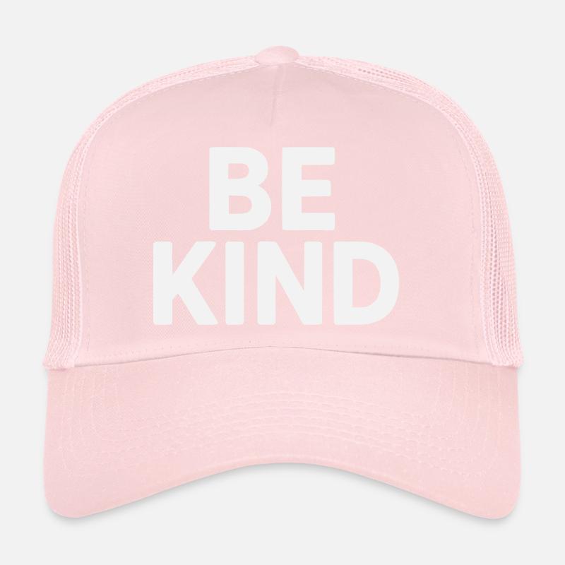 Be kind slogan plain Trucker Cap