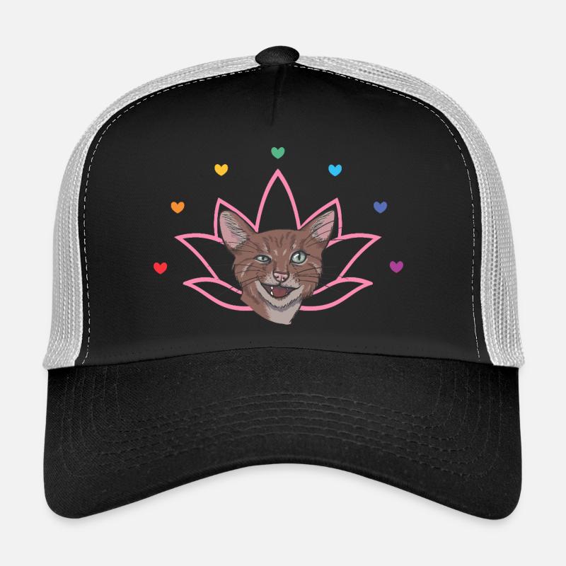 Chakra Cat Trucker Cap