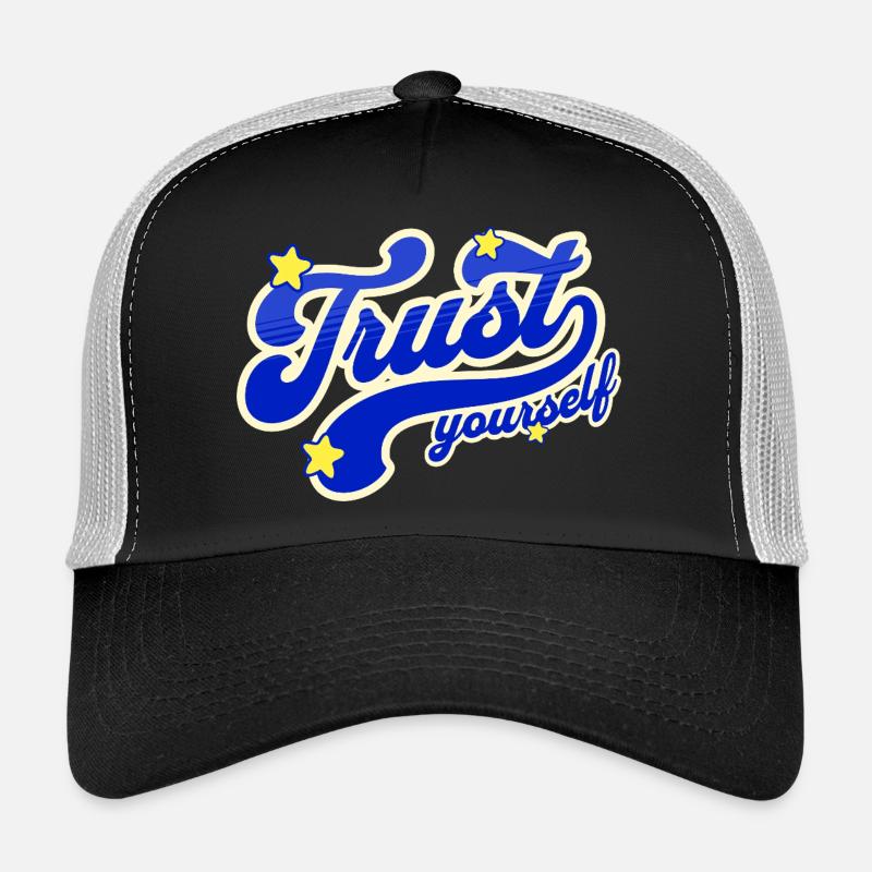 Confiance en soi Script Étoilé Casquette trucker 