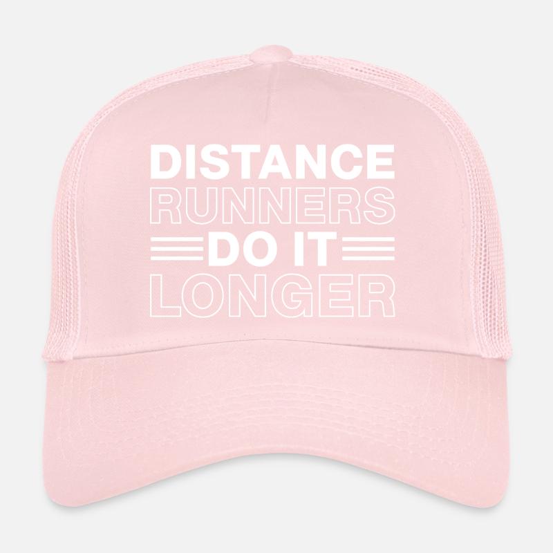 Marathon Runner Distance Runners Do It Longer Gift Trucker Cap