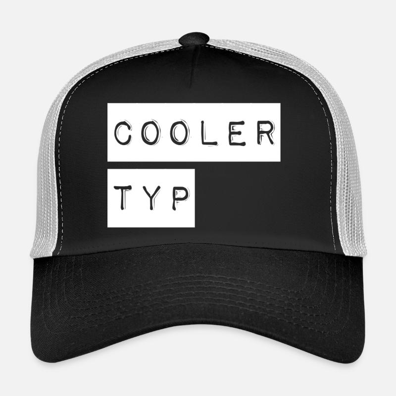 So sieht ein cooler Typ aus Trucker Cap
