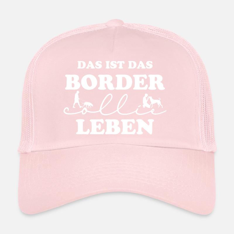 La vie du Border Collie Casquette trucker 