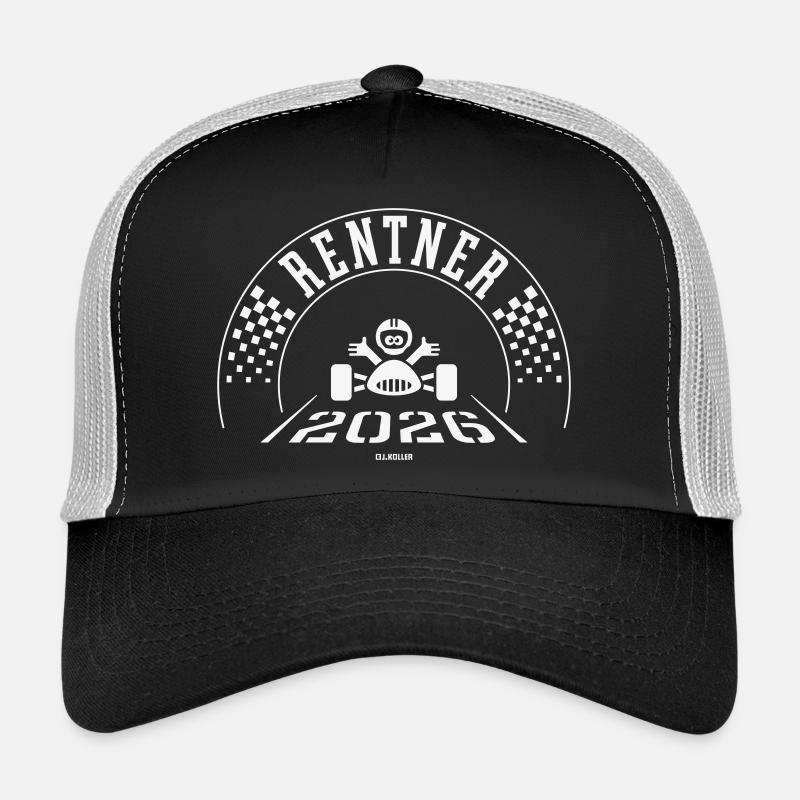 Retraités 2026 (Pension, Retraite, Finish/F) Casquette trucker 