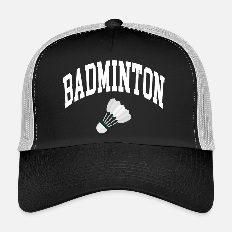 Badminton - Trucker Cap - Schwarz/Steingrau