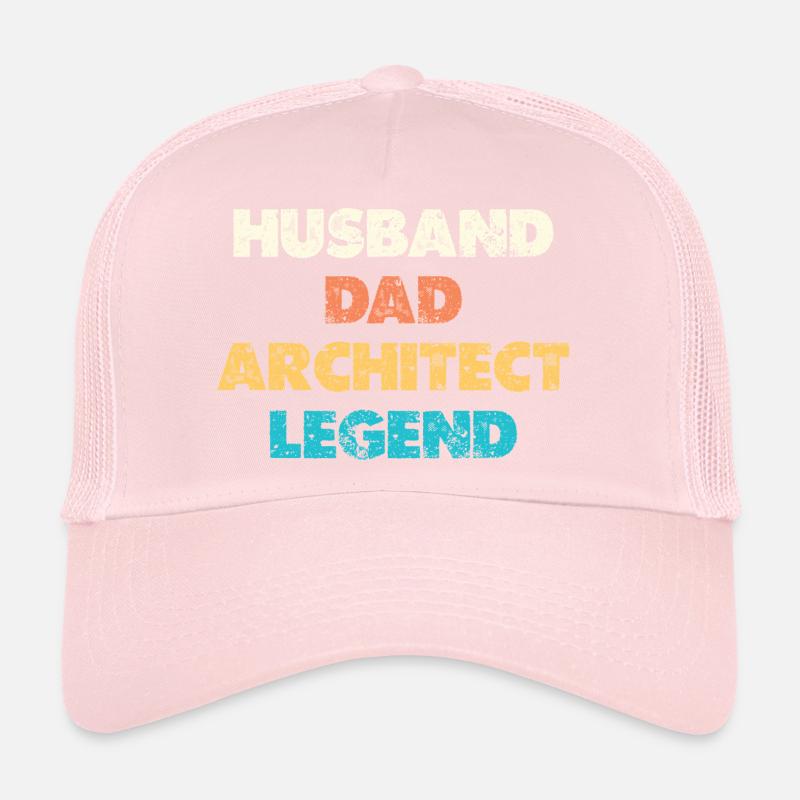 Mari Père Architecte Légende Casquette trucker 