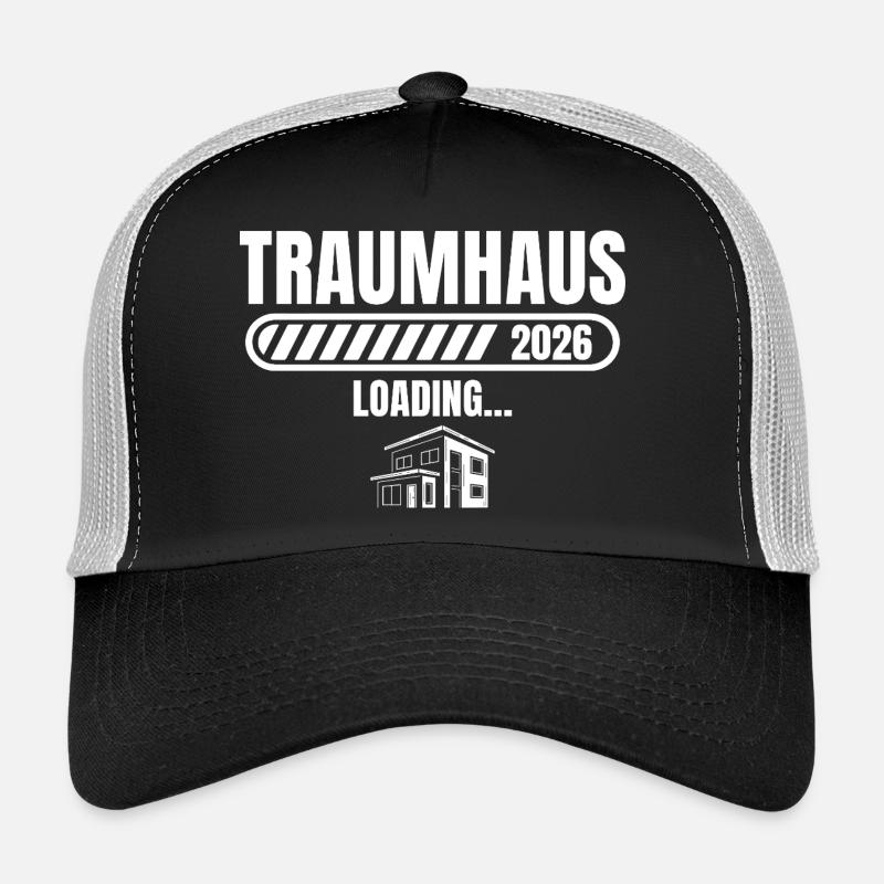 Hausbau 2026 Traumhaus loading Bauherr Trucker Cap