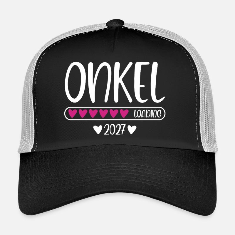 Uncle 2027 loading with hearts loading bar Trucker Cap