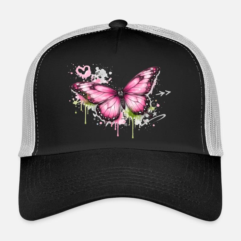 Art de rue graffiti papillon Casquette trucker 