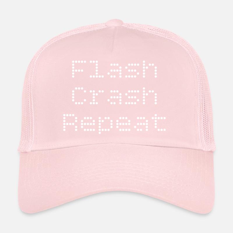 Flash. Crash. Répétez. Casquette trucker 