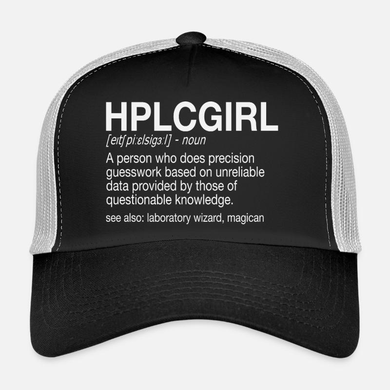 High Performance Liquid Chromatography HPLC Girl Trucker Cap