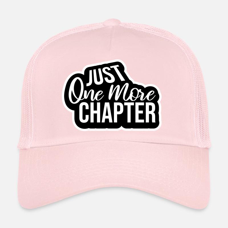 Encore un chapitre Lecture drôle de rat de bibliothèque Cool Casquette trucker 
