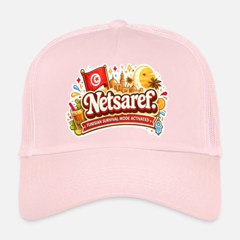 Netsaref – Funny Tunisian Survival Mode Design Casquette trucker 