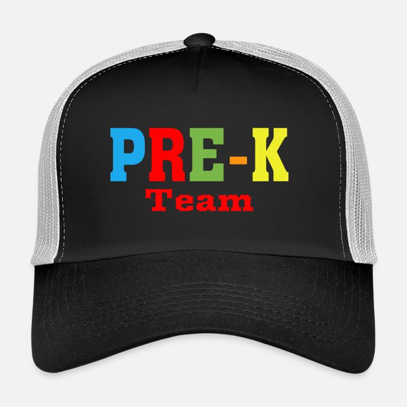 Pre-K Team - Pre Kindergarten Teacher - Trucker Cap - black/stone grey