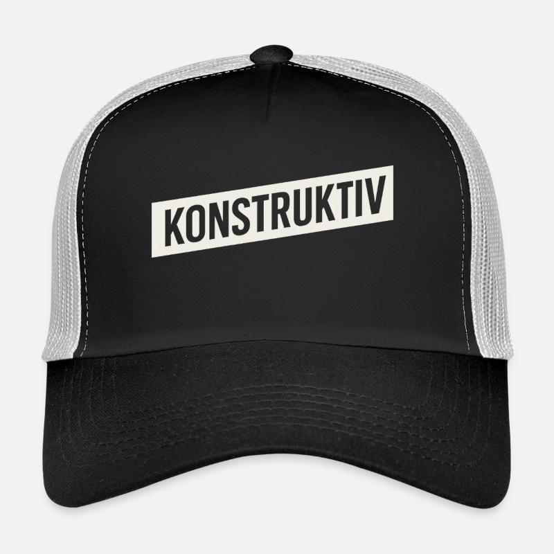 Constructive - Trucker Cap - black/stone grey