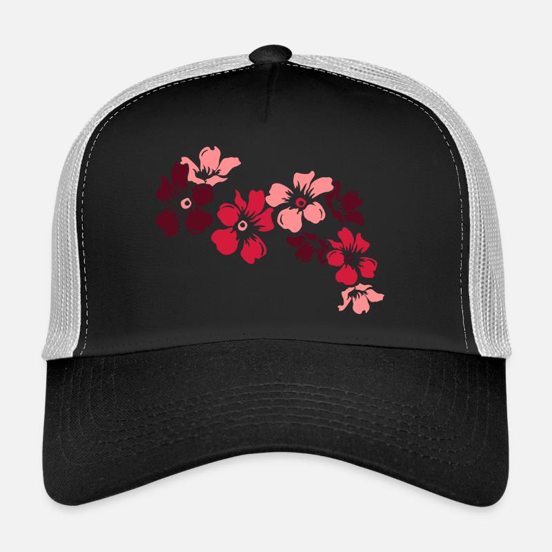 flowers - Trucker Cap - black/stone grey