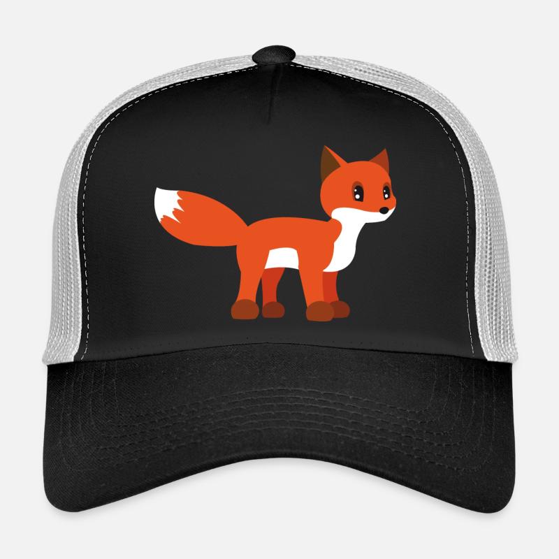 Fuchs - Trucker Cap - Schwarz/Steingrau